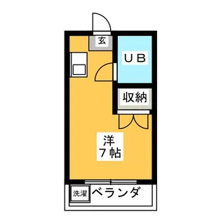 ゾンネンハイムアマノ【2階】の間取り