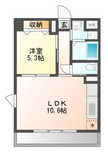塔世西裏MSビル【2階】の間取り