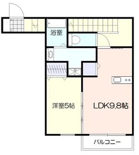 ラ・コッリーナ市名坂【2階】の間取り