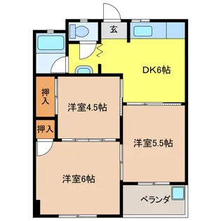 ルクシーヴァ瑞穂【4階】の間取り
