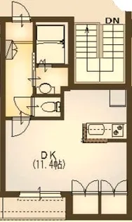 アムール王子神谷【3階】の間取り