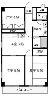 フローレンス【3階】の間取り