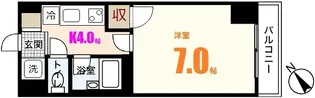 フルールナカガワIII【1階】の間取り