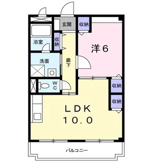 大阪府羽曳野市はびきの3【アパート】の間取り