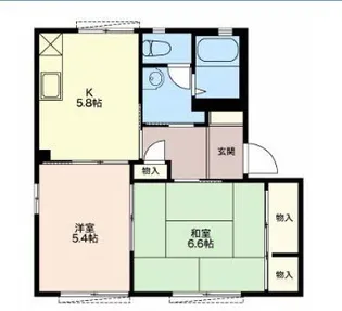 シャルムイースト【1階】の間取り