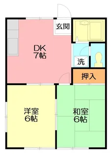 メゾン石井【1階】の間取り