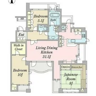 主税庵(ちからあん)【2階】の間取り