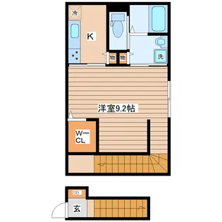 グラン南仙台【2階】の間取り