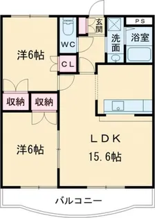 プロミネント伊勢中川 II【1階】の間取り