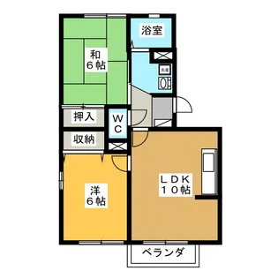 セジュール津田V【1階】の間取り