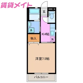 小古曽ヒルズ【2階】の間取り