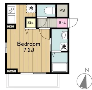 ルピナス堀之内【2階】の間取り