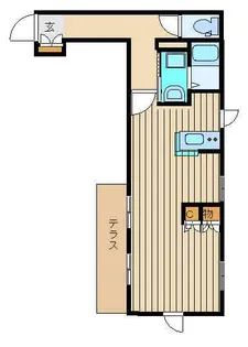 カーサフェリーチェ【1階】の間取り