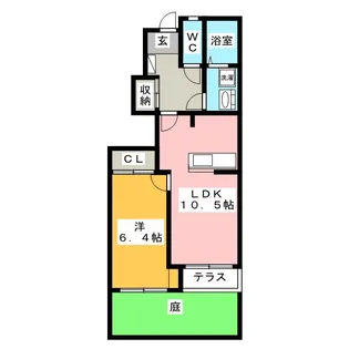 アモローソ雲竜【1階】の間取り