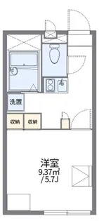 レオパレスかやば【1階】の間取り