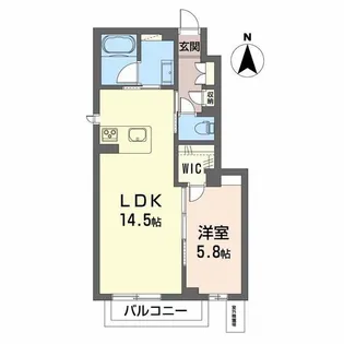 シティプラザ本町 C【1階】の間取り