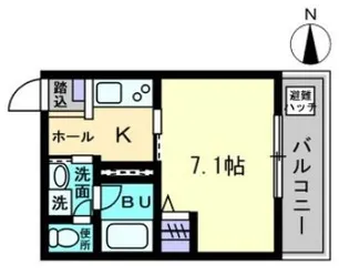 Maison de QuatreⅢ(メゾン ド キャトルⅢ)【4階】の間取り