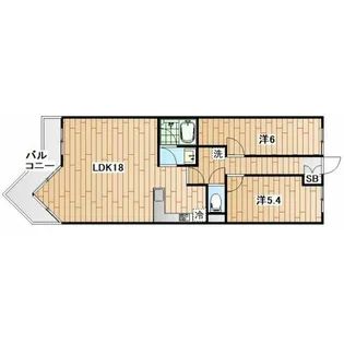 エンゼルパレス【3階】の間取り