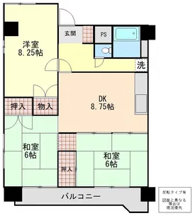 パンドラマンション【6階】の間取り