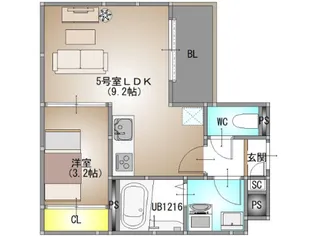 仮称)REGALEST 青江VI【2階】の間取り