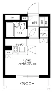 東京都足立区島根4【マンション】の間取り