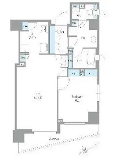 カスタリア銀座II【8階】の間取り