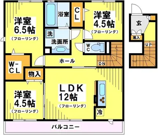 東京都府中市本宿町3【アパート】の間取り