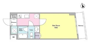 ヘリテイジ品川【1階】の間取り