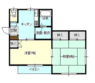 ウエルトMK【2階】の間取り