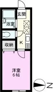 エクセル茜町【1階】の間取り
