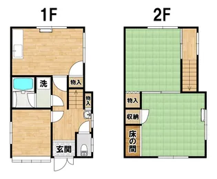 長崎県長崎市江里町【一戸建】の間取り