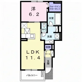 グラース I【1階】の間取り