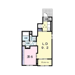 遊雅【1階】の間取り