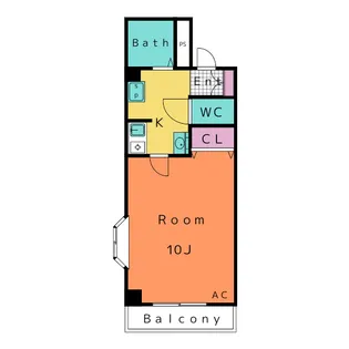 グラウンドスターMI【3階】の間取り