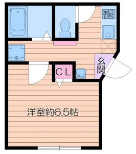 グランクオール北千住【1階】の間取り