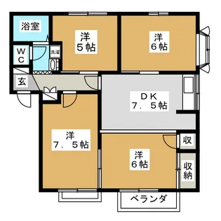 クレモンテ悠【2階】の間取り