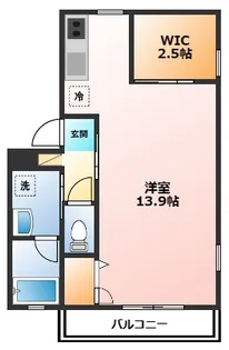 神奈川県小田原市荻窪【アパート】の間取り