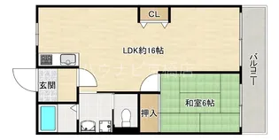 大阪府大阪市旭区太子橋1【マンション】の間取り