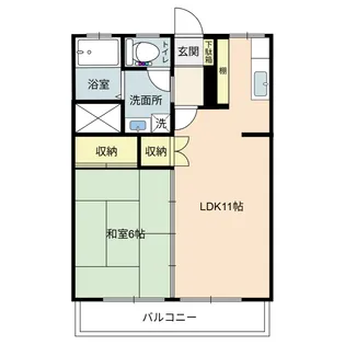 クロスビル【1階】の間取り