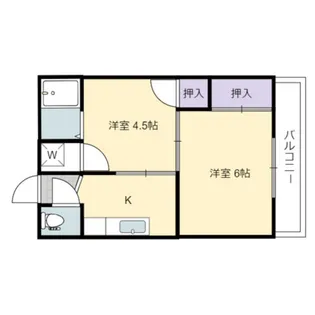 バローレ堺【2階】の間取り