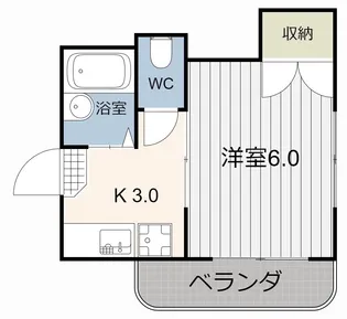 アルルコーポ紫原【3階】の間取り