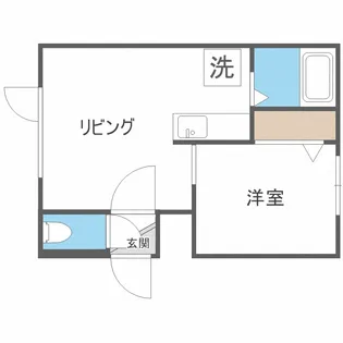 アイアール北円山II【4階】の間取り