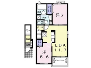 セレージャ【2階】の間取り