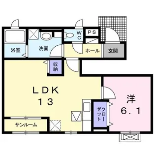 モア・ステージVIII【1階】の間取り