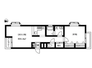 東京都杉並区高円寺北4【マンション】の間取り