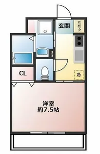 ラパン青葉【1階】の間取り