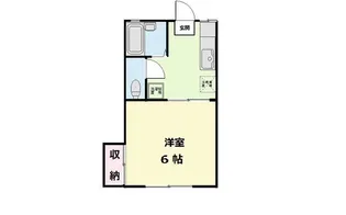 グリーンハイツ(永山1)【2階】の間取り