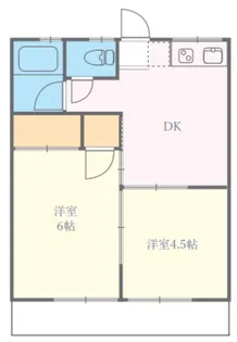 メゾン元八【2階】の間取り
