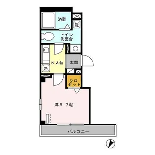 東京都練馬区練馬1【マンション】の間取り