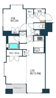 ジェイパーク武蔵小山弐番館【4階】の間取り